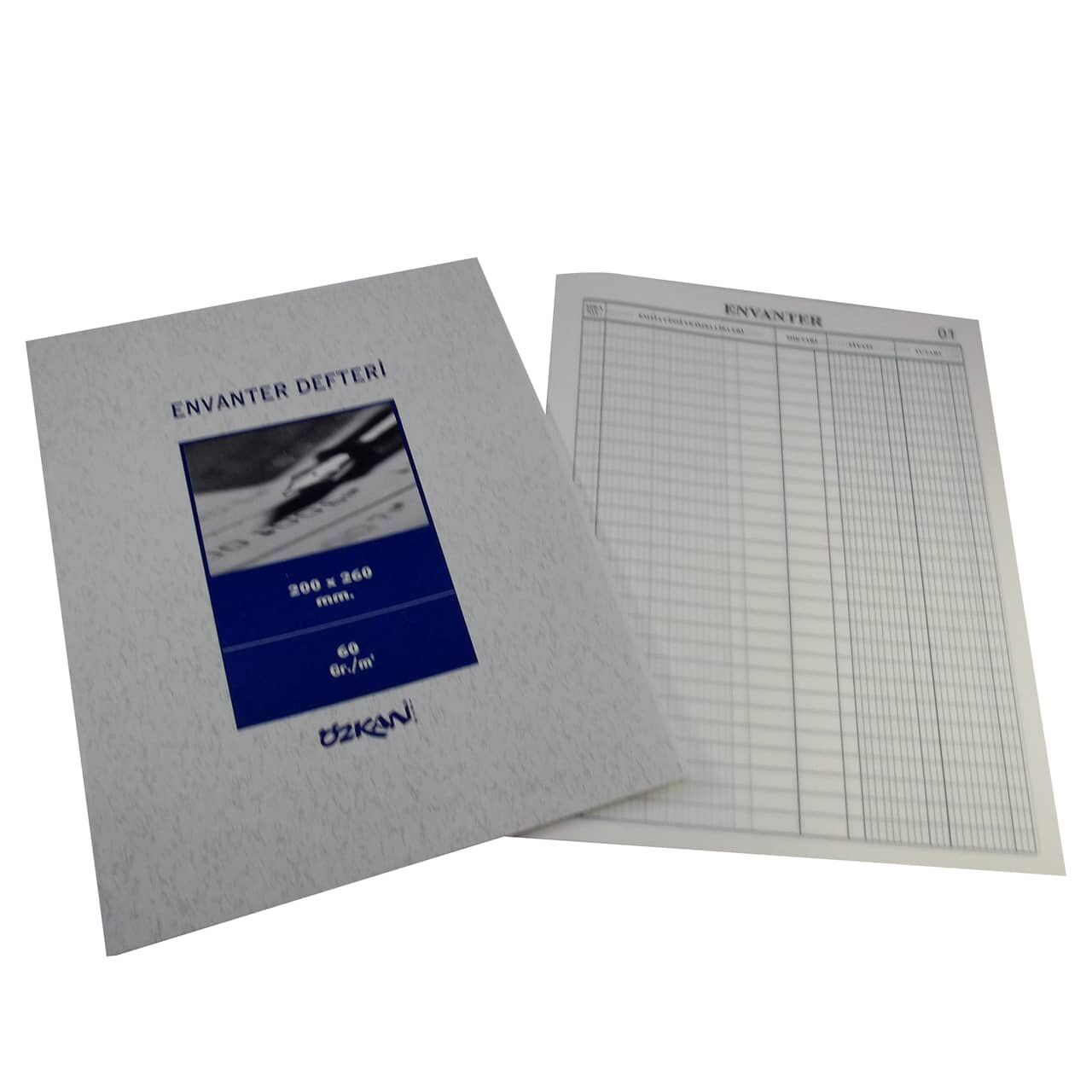 Özkan Envanter Defteri Numaralı (1-2-3) 24 Yaprak