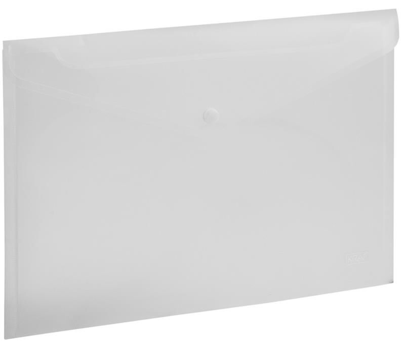 Kraf Çıtçıtlı Dosya A4 Şeffaf 1209