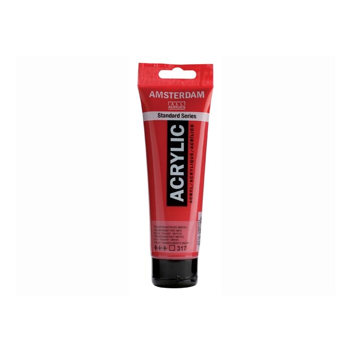Amsterdam Standart Akrilik 120 Ml Transparent Red Medium