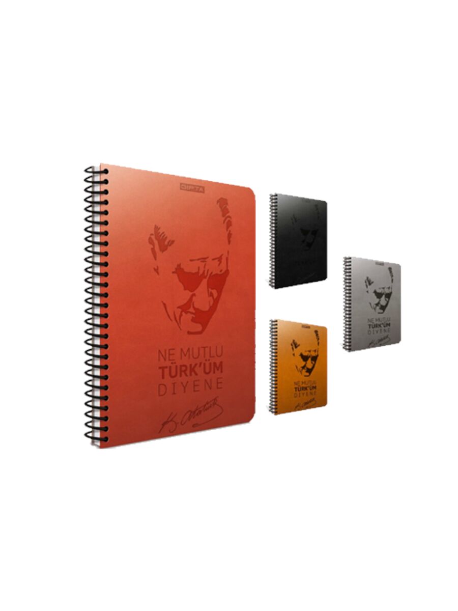 Gıpta Atatürk Sp Sert Kp Defter 17x24 120 Yp Çizgi