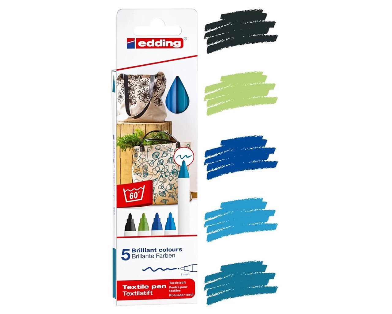 Edding Kumaş Boyama Kalemi 5 Li