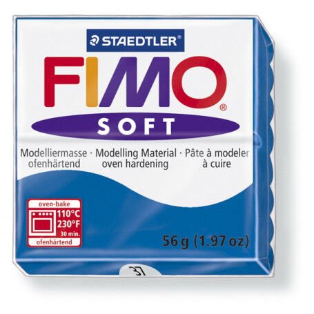 Staedtler 8020-37 07 Modelleme Kili Fimo Soft 57 Gr Pasifik Mavi