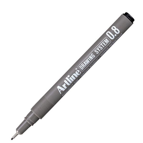 Artline Drawing System 0.8 Çizim Kalemi Uç:0,8 Mm Siyah