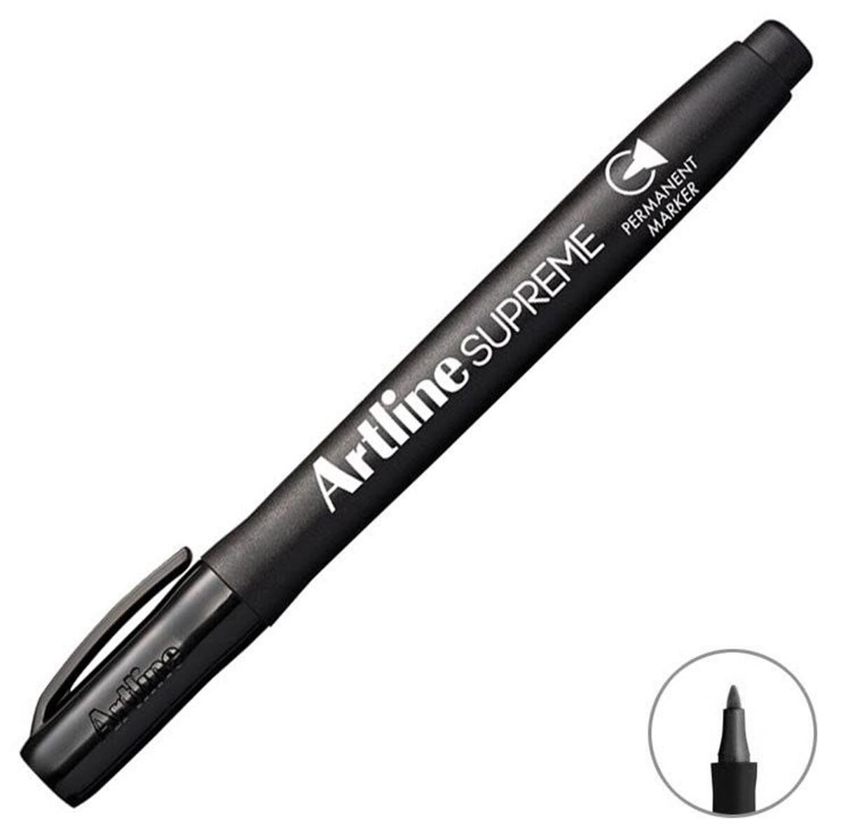 Artline Supreme Permanent Markör 1.0 Mm Siyah