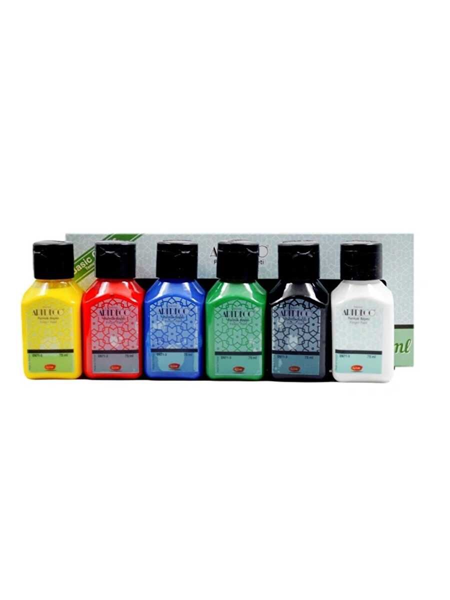 Artdeco Parmak Boya 6x75 Ml Temel Renkler