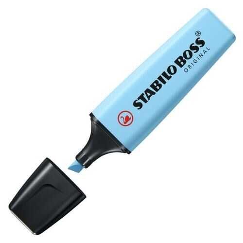 Stabilo Boss Original Pastel Mat Esintili Mavi