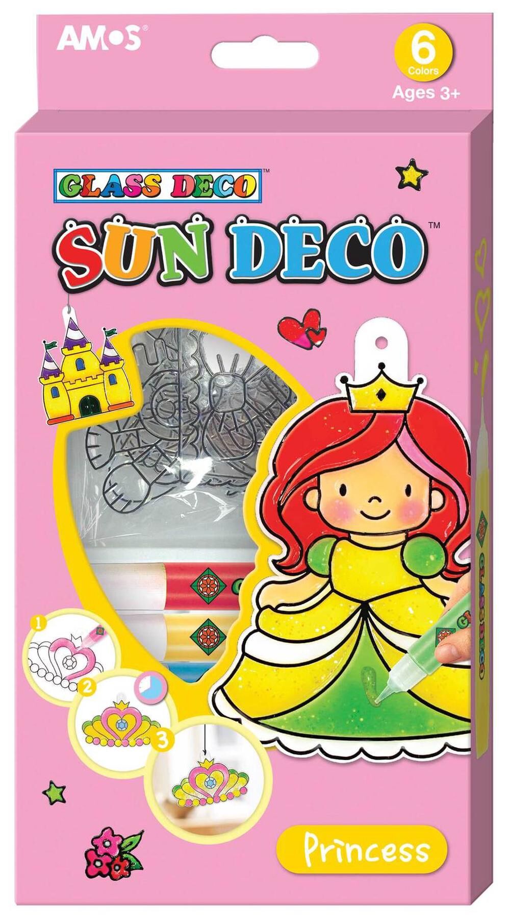Amos Cam Boyama Seti Sun Deco Prenses Sd10P6-P