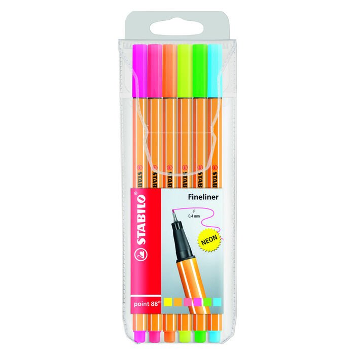 Stabilo Point 88 6 Lı Neon Paket