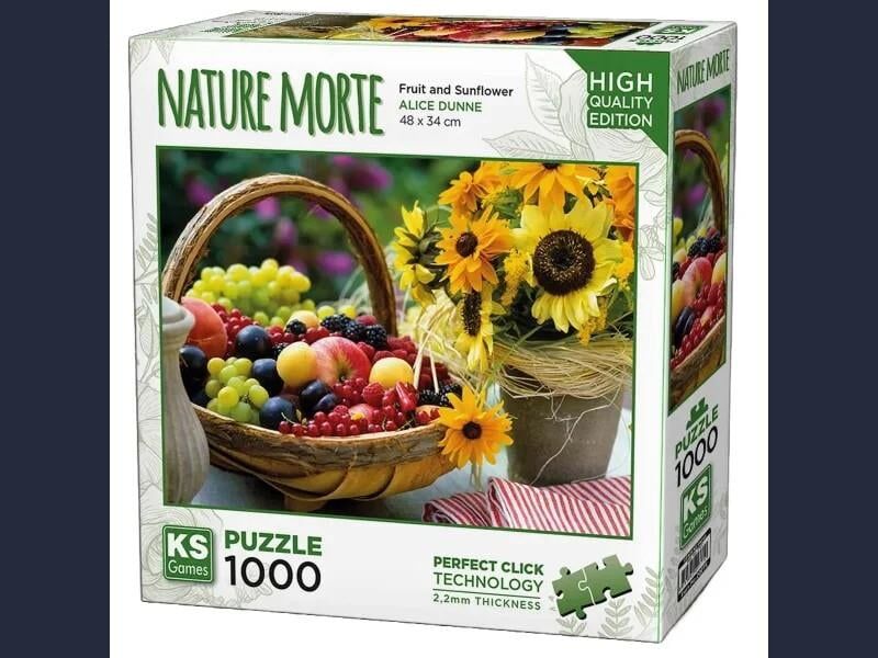 Ks Games Puzzle 1000 Fruit And Sunflower