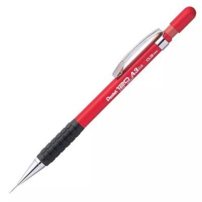 Pentel 0.3 Mm Genel Kullanım İçin Tutaçlı Versatil Kırmızı