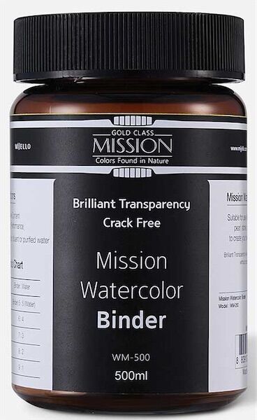 Mission Bağlayıcı Suluboya 500Ml Wm500