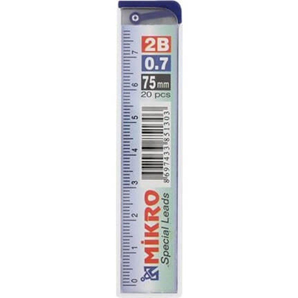 Mikro M-750 75 MM Cetvelli Kurşun Kalem Ucu 0.7MM