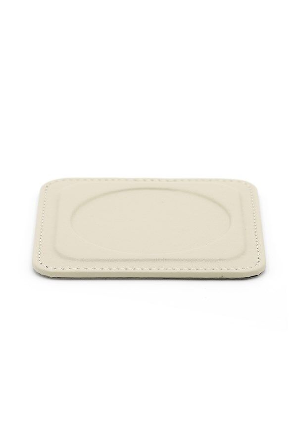 2K Bardak Altlığı Masa Üstü Yuvarlak 120-10 Bej 11x11 Cm