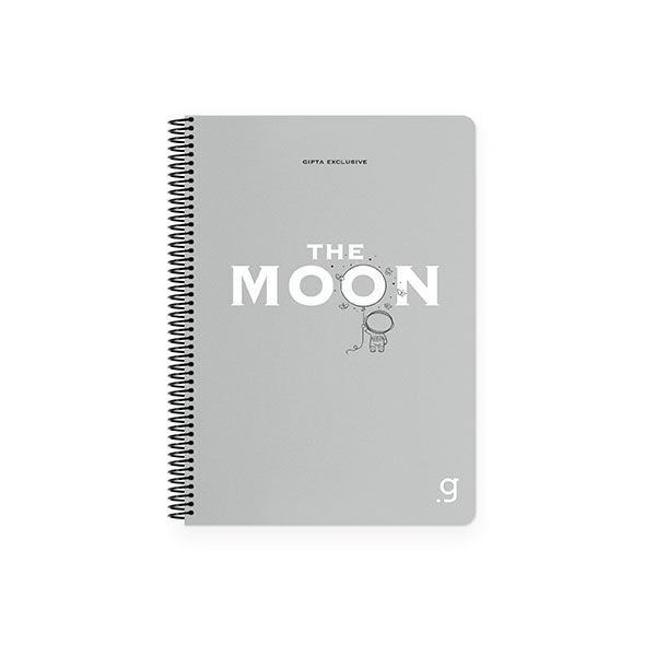 Gıpta Moon Spiralli Pp Kapak Defter A4 80 Yaprak Çizgili