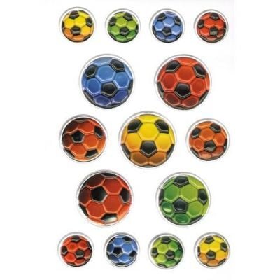 Herma Magic Etiket Embossed Renkli Futbol Topları