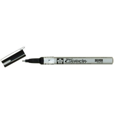 Sakura Pen-Touch Kaligrafi Kalemi Fine 1.8 Mm Gümüş