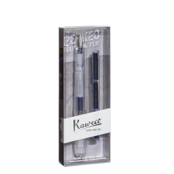 Kaweco 10002242 Perkeo Dolmakalem Set Şeffaf F Uç