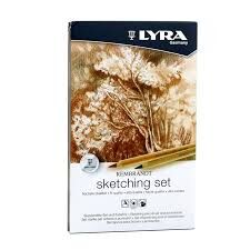 Lyra Rembrandt 11 Li Metal Kutu Sketching Set Box
