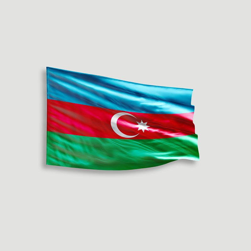 Buket 30x45 Cm Azerbaycan Bayrağı