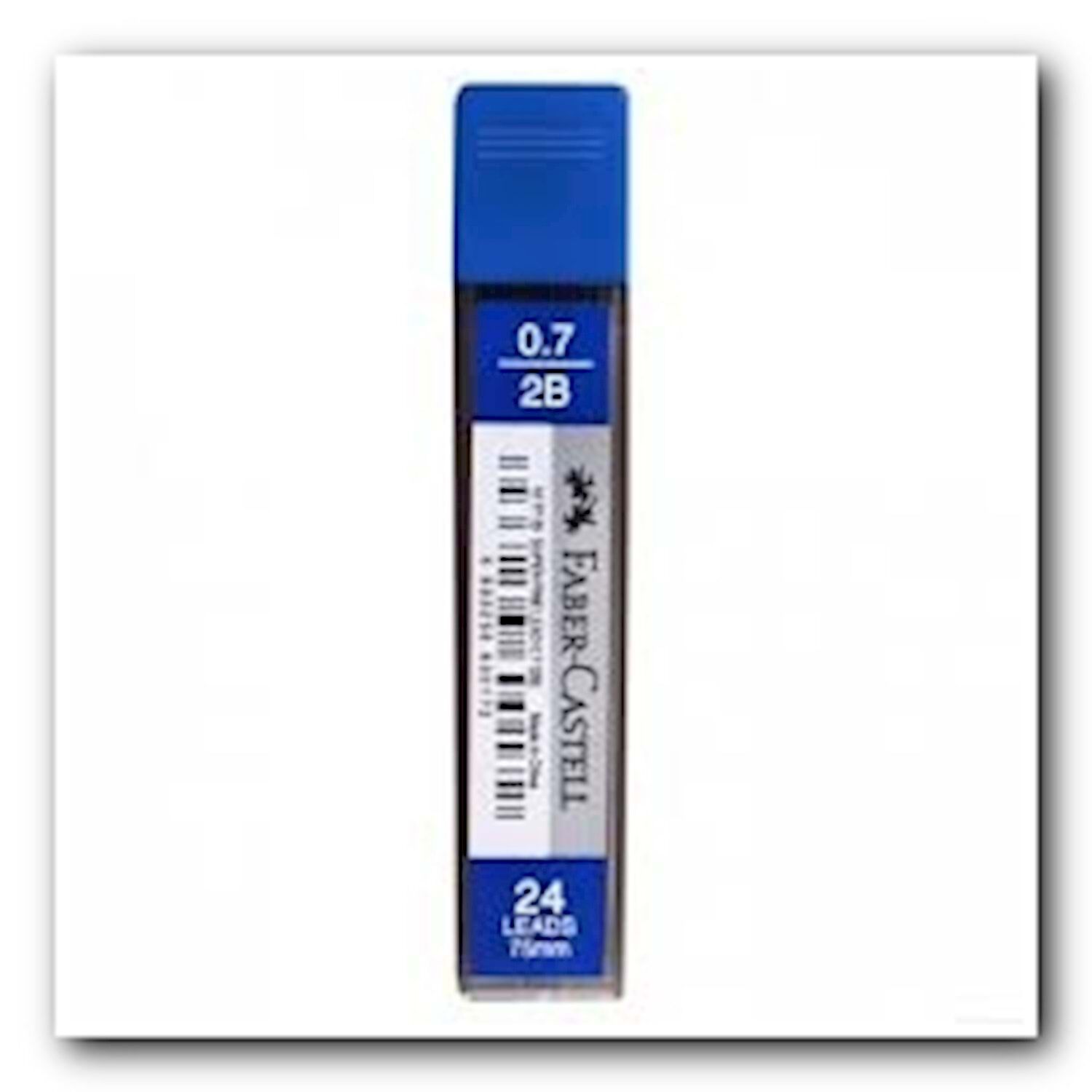 Faber-Castell Süper Fine Min 0.7 Mm 2B 75 Mm 24 Min Tüp