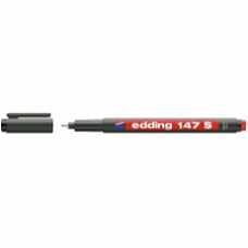 Edding 147S Asetat Kalemi Silgili Kırmızı