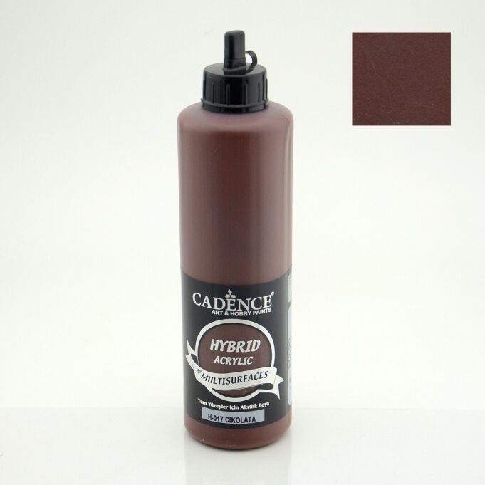 Cadence Hybrid Akrilik Multisurfaces H-017 Çikolata 500 Ml