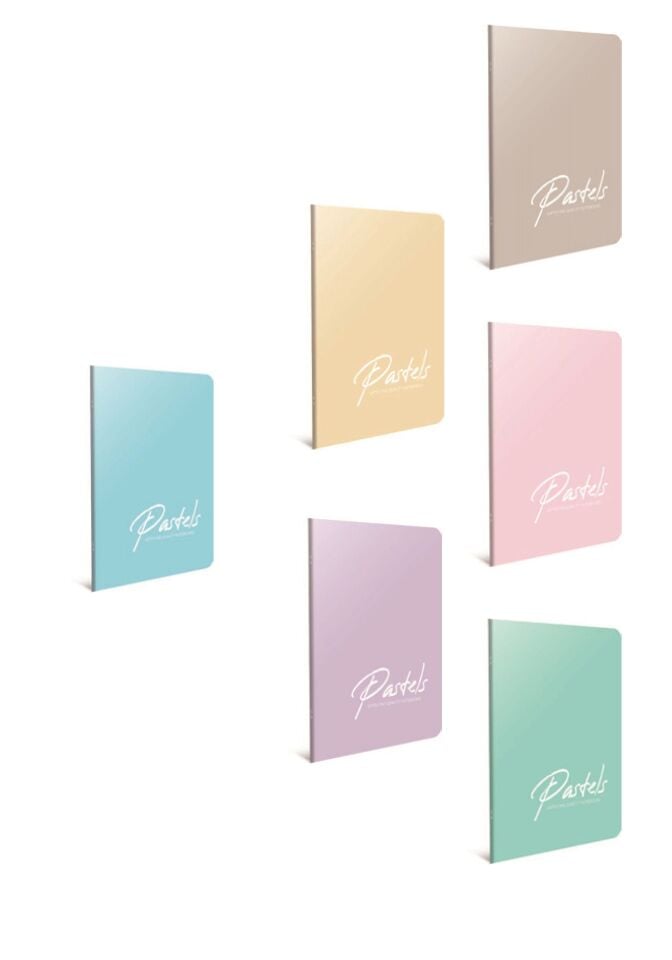 Gıpta Pastels Tel Dikişli Pp Kapak Defter A4 40 Yp Kareli