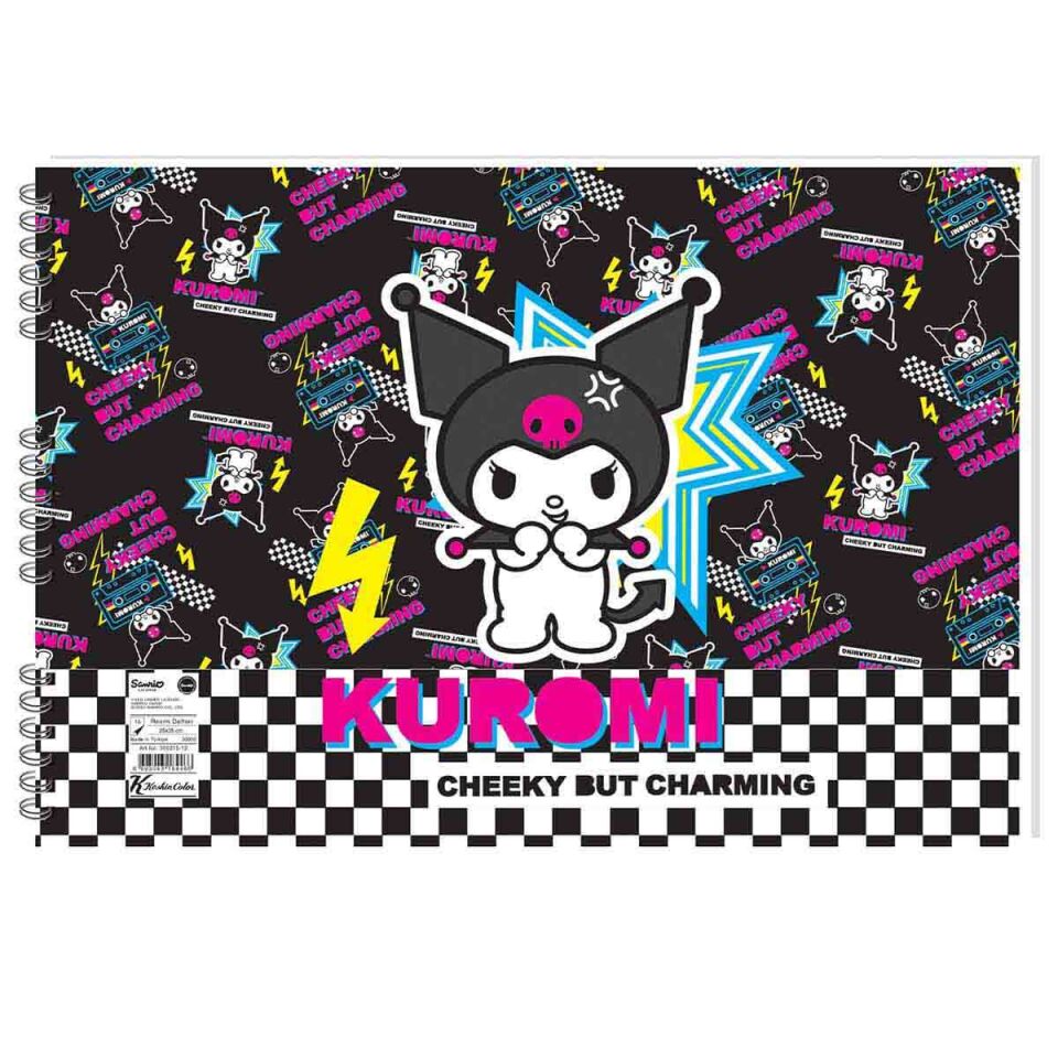 Keskin Kuromi 25x35 Spiralli Resim Defteri 15 Yaprak