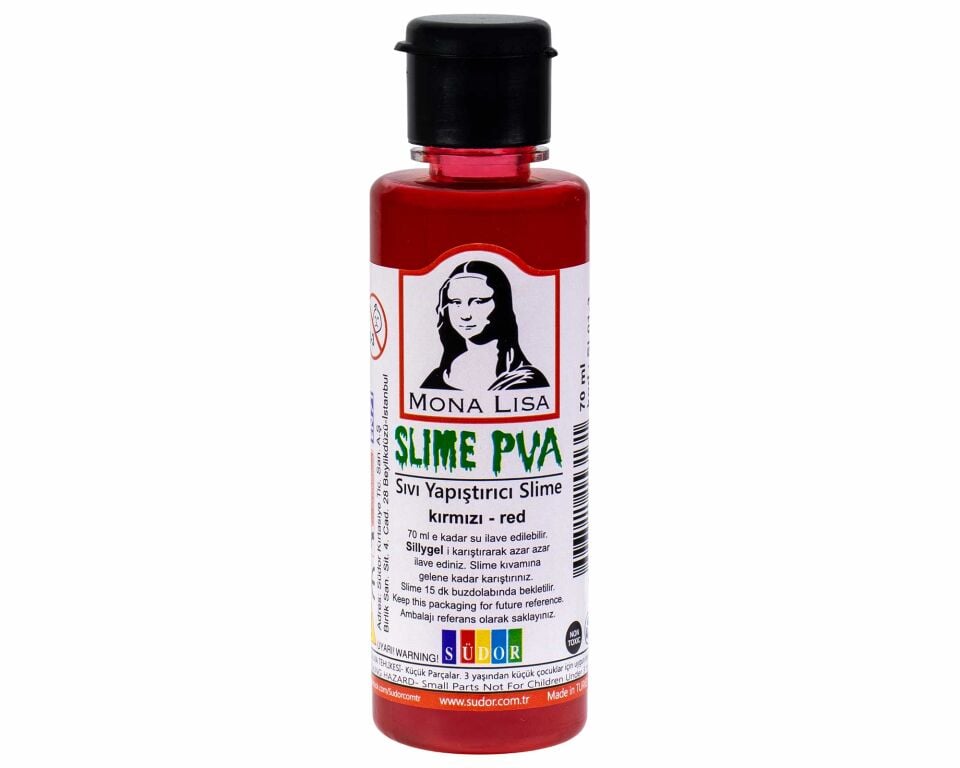 Mona Lisa Sıvı Yapıştırıcı Slime 70 Ml Kırmızı
