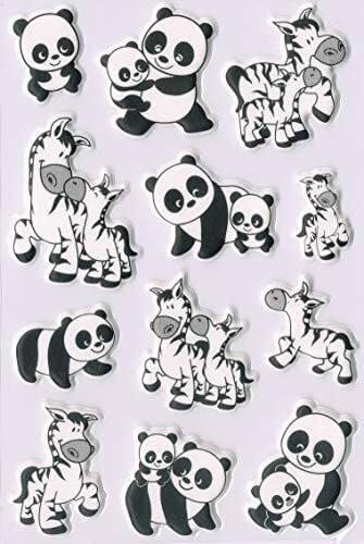 Herma Magic Etiket Foam Panda Ve Atlar 