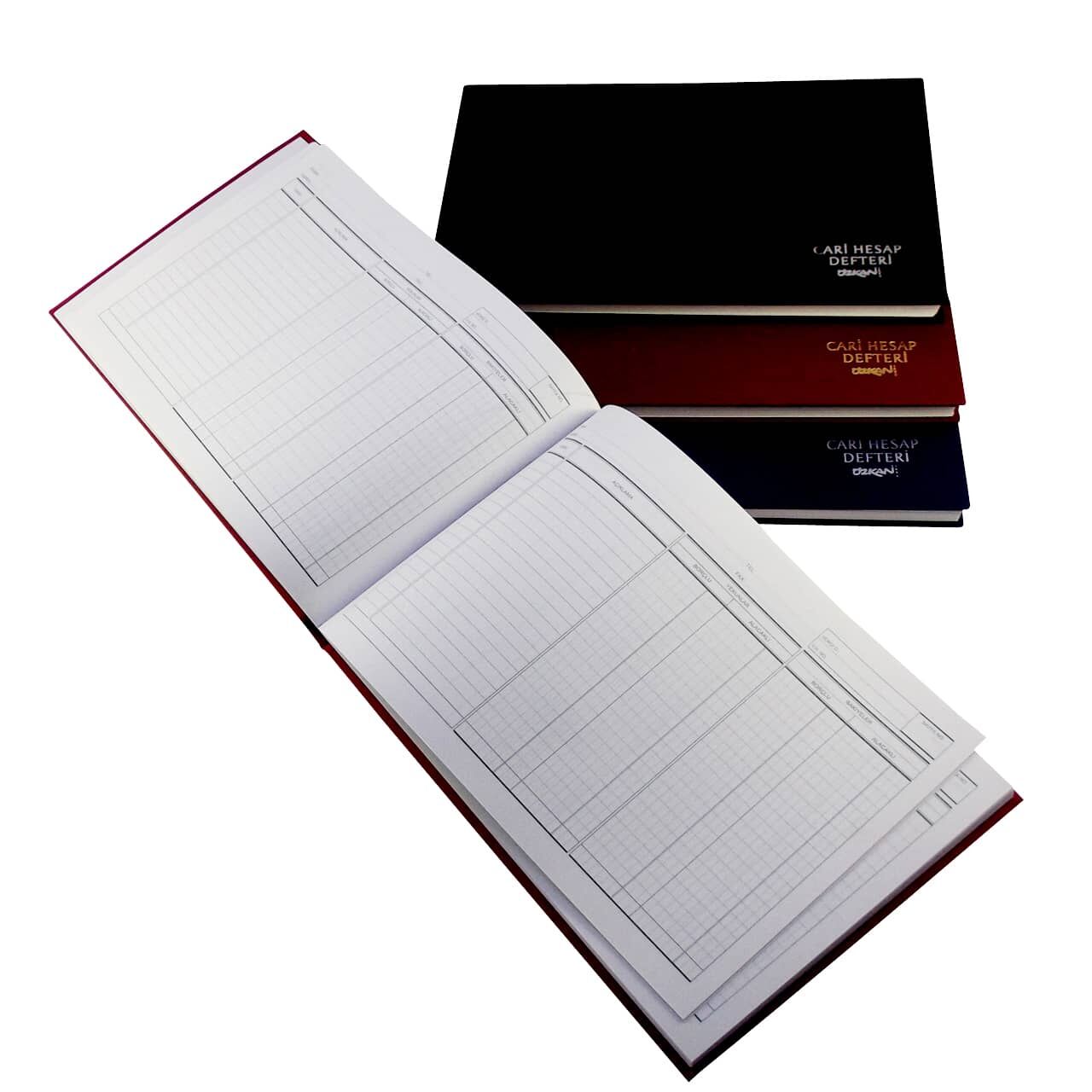 Özkan Cari Hesap Defteri ( Yan ) 17x24 Cm 240 Yaprak