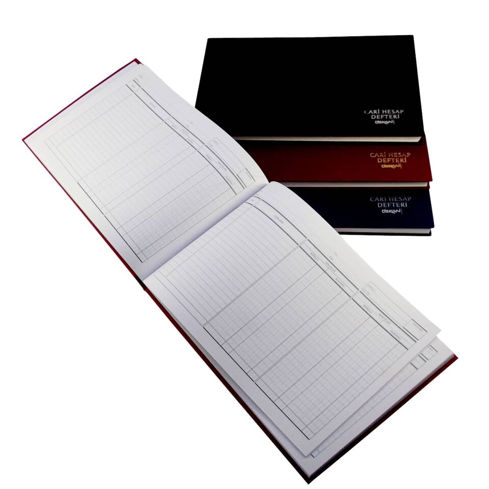 Özkan Cari Hesap Defteri ( Yan ) 17x24 Cm 240 Yaprak