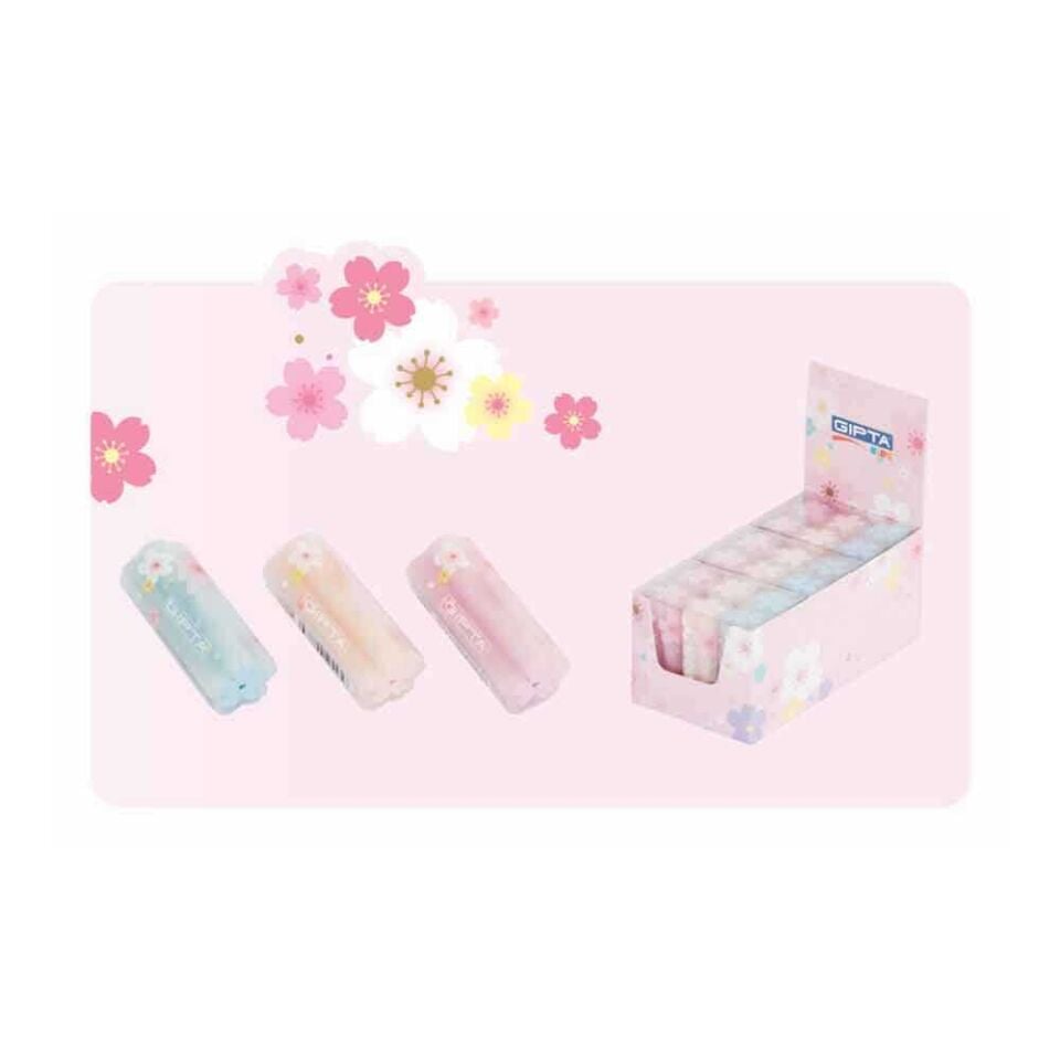 Gıpta Silgi Transparent Çiçekli Şekilli