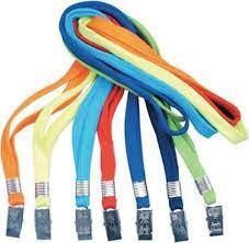 Mapi Klipsli-Polyester Dokunma Kart Askı İpi Lacivert 50 Adet