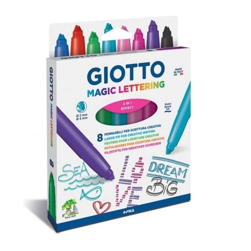 Giotto Turbo Magic Lettering 8 Li