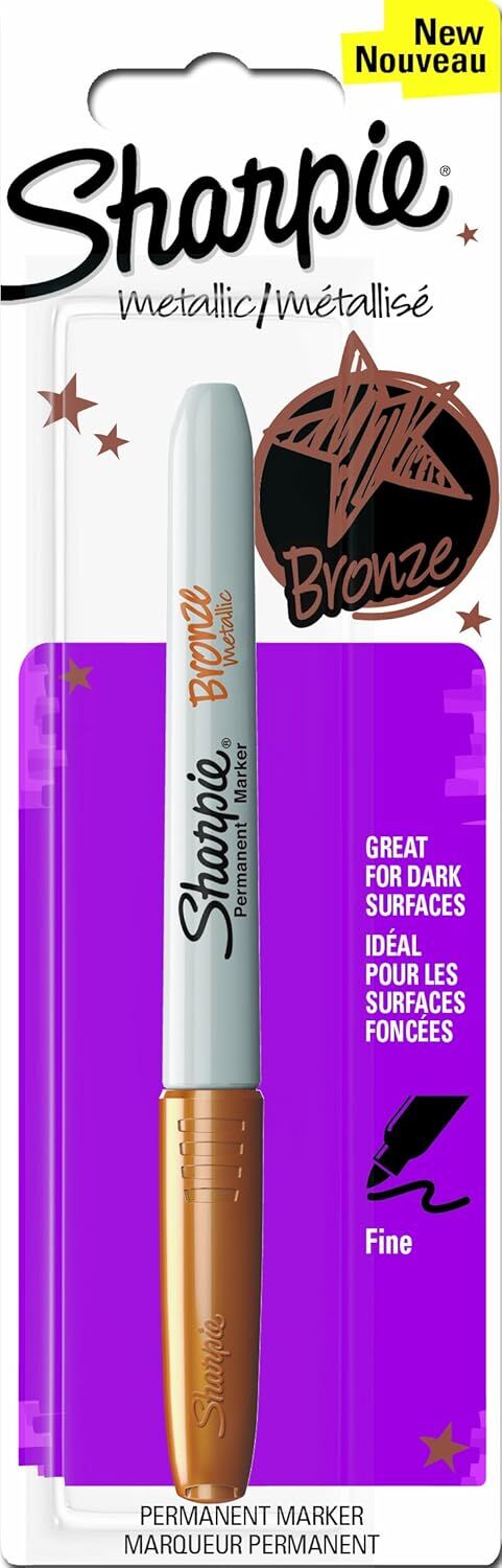 Sharpie Metalik Markör Bronz Tekli Blister