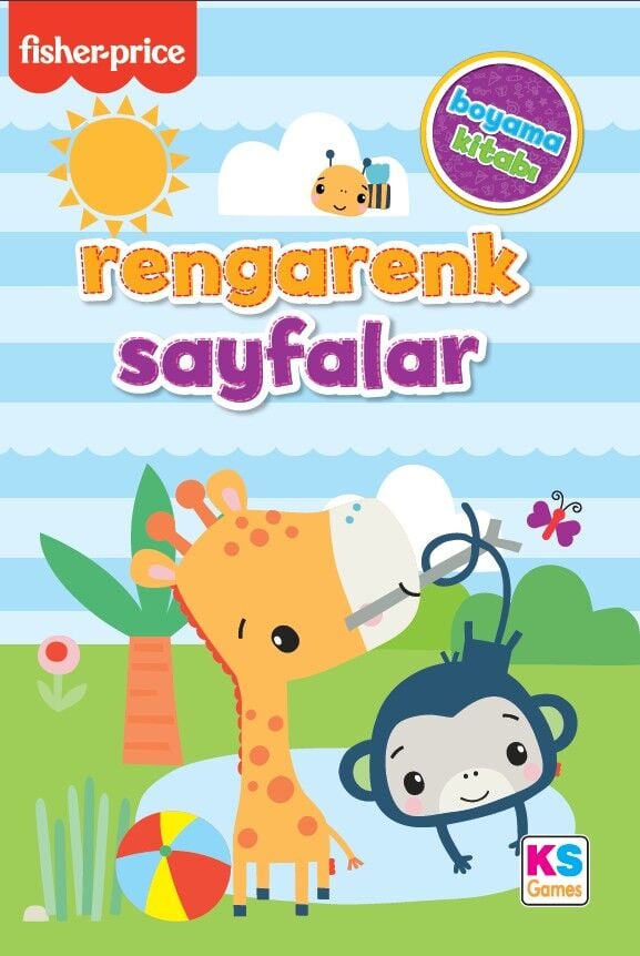 Ks Games Fisher Prıce Coloring Book Hayvanlarla Boyama 2