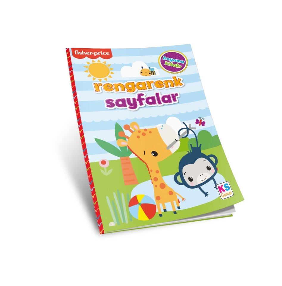 Ks Games Fisher Prıce Coloring Book Hayvanlarla Boyama 2