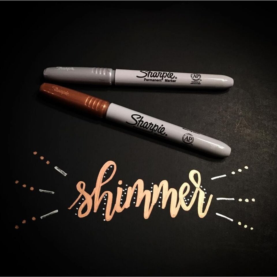 Sharpie Metalik Markör Altın Tekli Blister