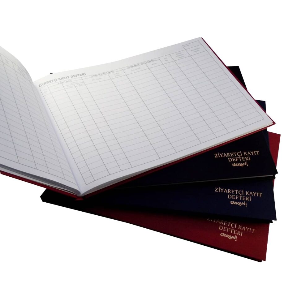 Özkan Ziyaretçi Kayıt Defteri Cİltli 96 Yaprak