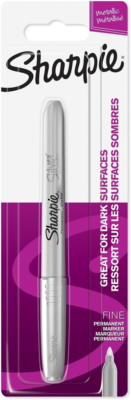 Sharpie Metalik Markör Gümüş Tekli Blister