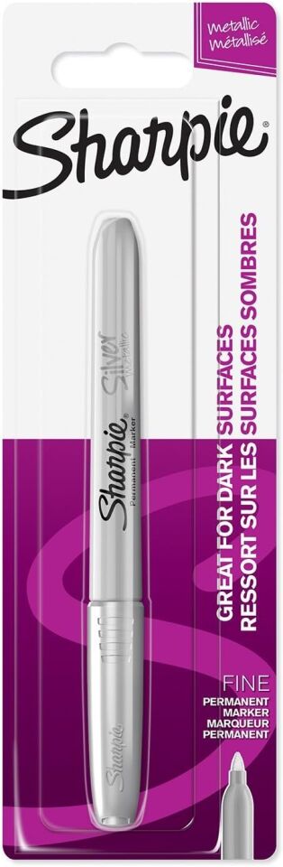 Sharpie Metalik Markör Gümüş Tekli Blister