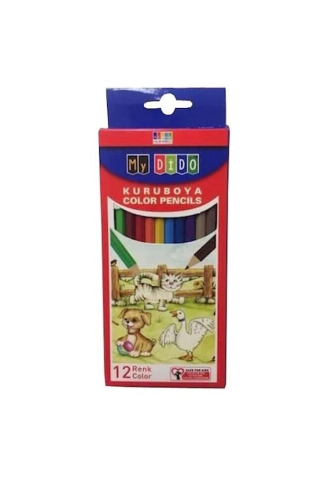 My Dido Kuru Boya Kalemi Uzun 12 Renk