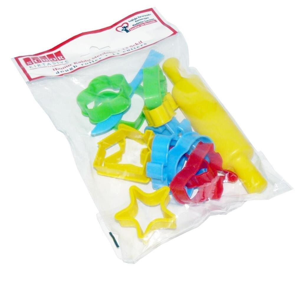 Südor Oyun Hamuru Kalıbı Merdane + 8 Şekil