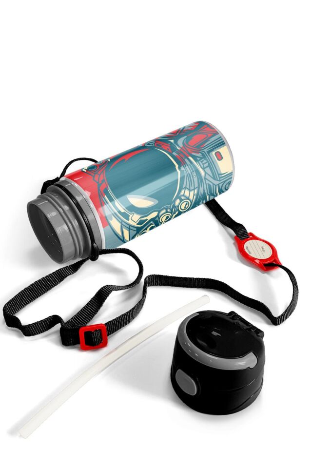 Yaygan Coral High Pipetli Alüminyum Matara 600 Ml 11941