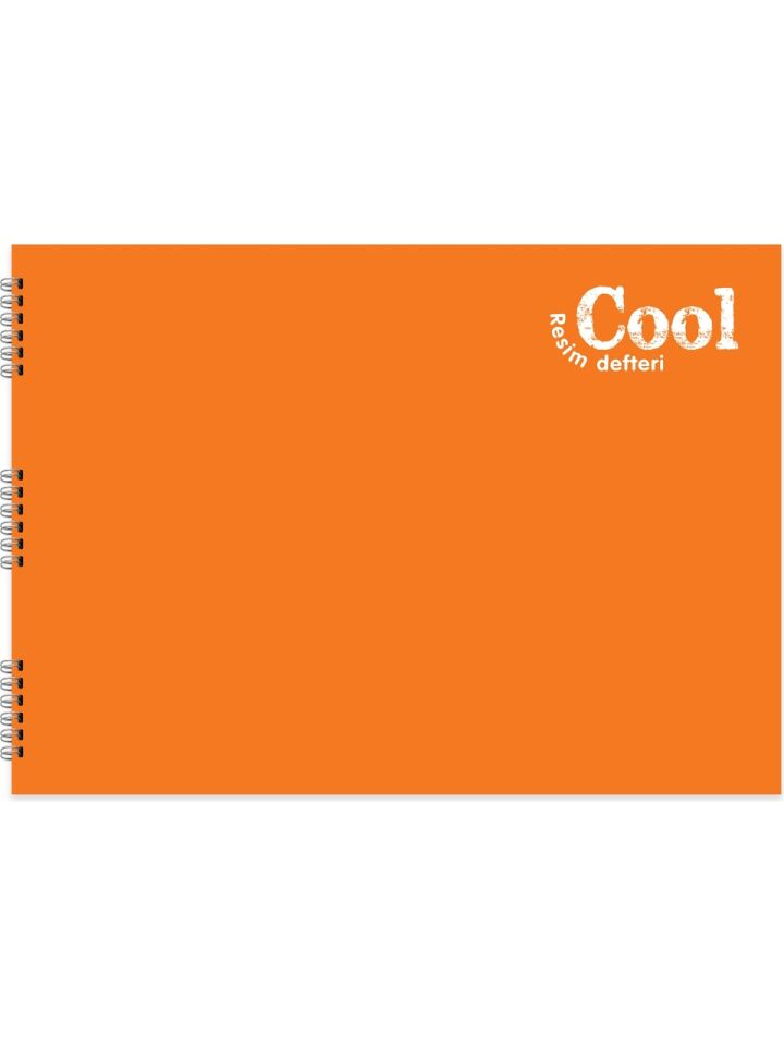 Keskin 25x35 15 Yaprak Spiralli Pp Kapak Cool Resim Defteri