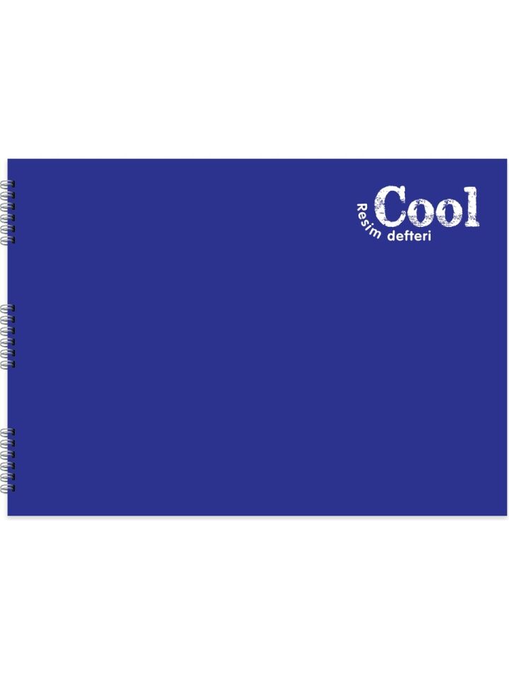 Keskin 25x35 15 Yaprak Spiralli Pp Kapak Cool Resim Defteri