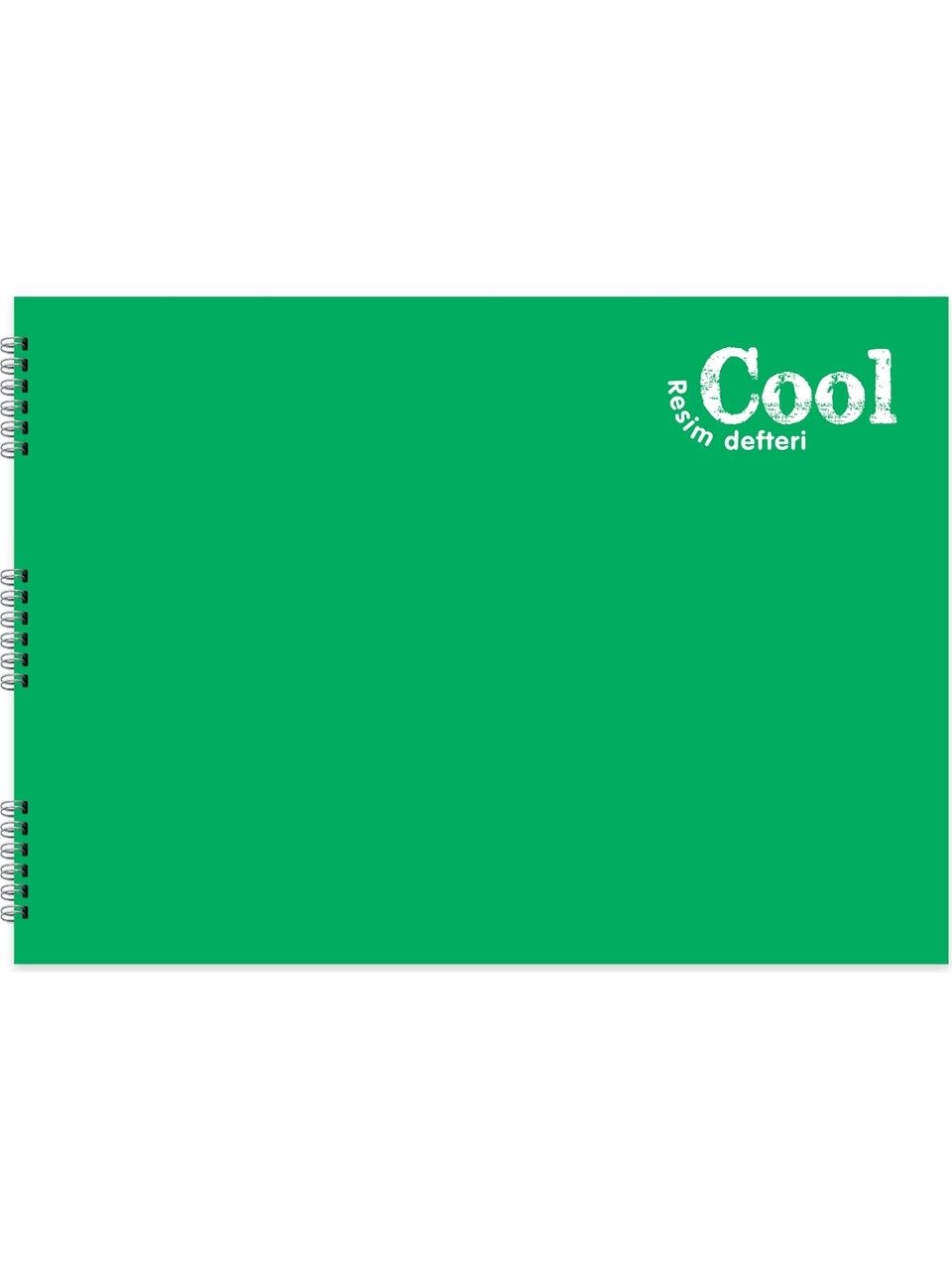 Keskin 25x35 15 Yaprak Spiralli Pp Kapak Cool Resim Defteri