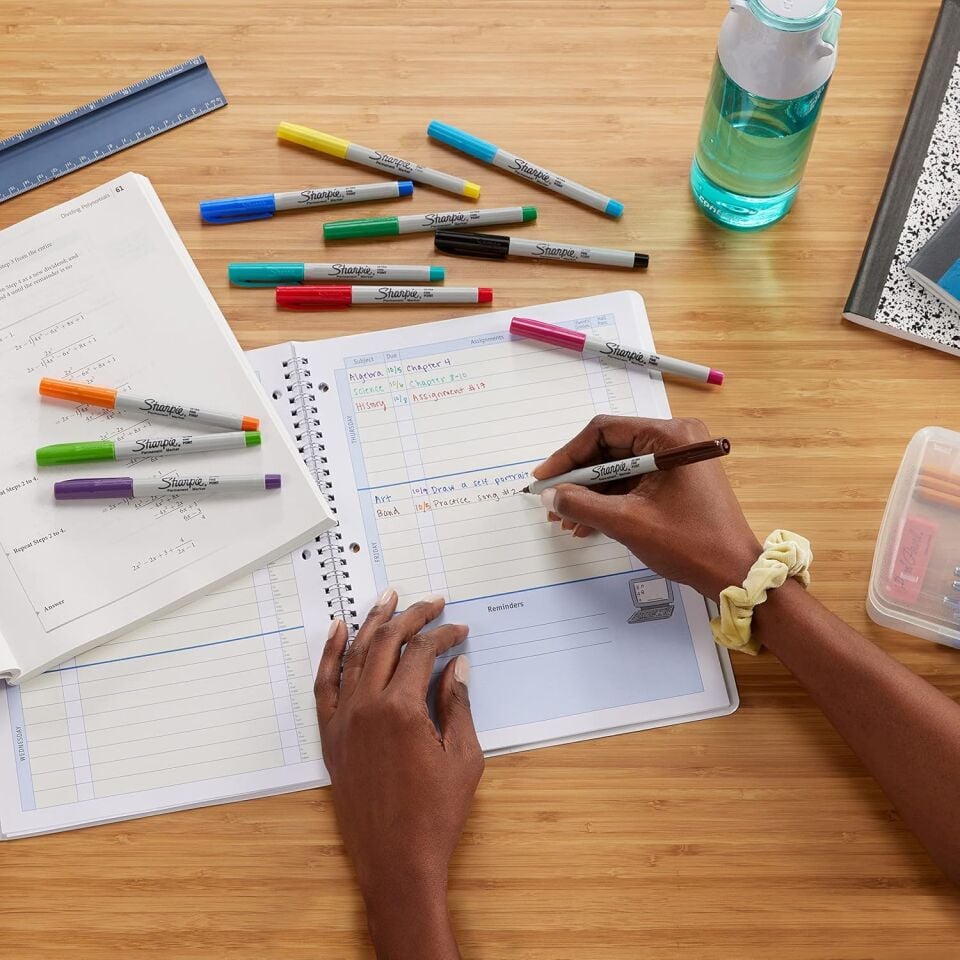 Sharpie Ultra Fine Süper İnce Uç 12 Li Karışık Blister