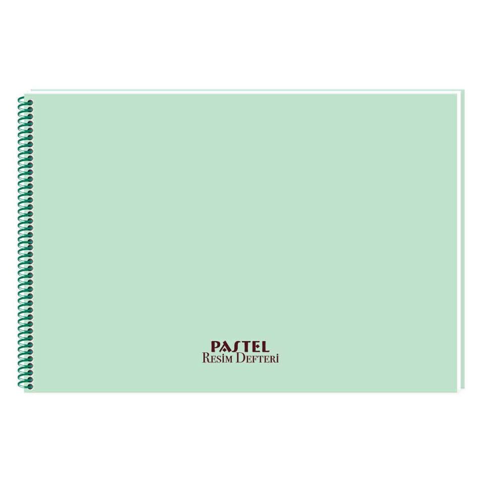 Keskin 17x25 20 Yaprak Spiralli Pp Kapak Pastel Resim Defter
